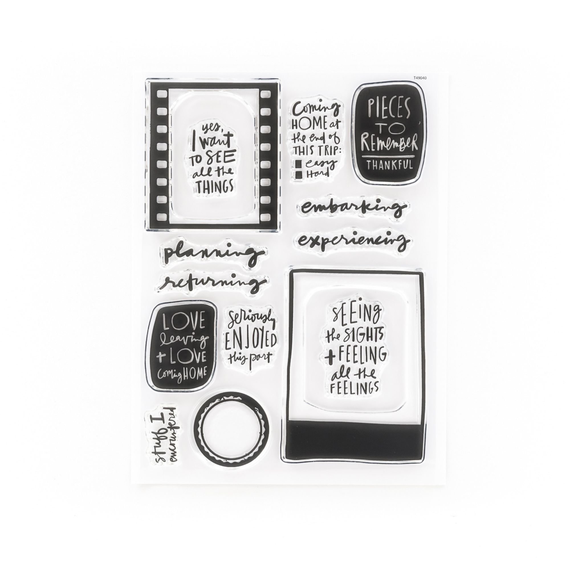 Ali Edwards Design Inc. | Frames & Phrases 6×8 Stamp Set